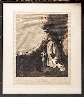 Alfred Émile Léopold Stevens (1823-1906): Girl with Parasol