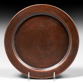 Roycroft Hammered Copper tray c1920s