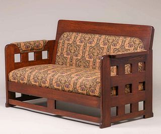 Karpen Furniture Co – Chicago Cutout Sofa c1910