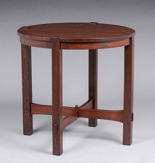 Early Gustav Stickley #439 Lamp Table c1902