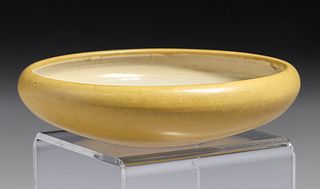 Marblehead Pottery Matte Yellow Bowl c1910