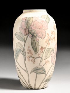Rookwood Pottery Elizabeth Barrett Jeweled Porcelain Vase 1948