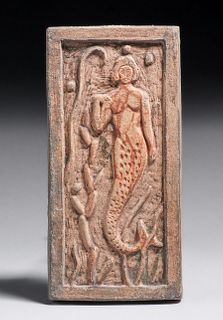 Cal Art Richmond Mermaid Tile c1920s