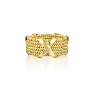 Tiffany & Co. by Jean Schlumberger Large Gold "Rope" Ring