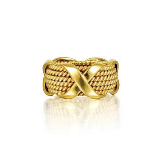 Tiffany & Co. by Jean Schlumberger Large Gold "Rope" Ring