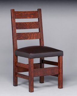 Gustav Stickley #349 1/2 Side Chair c1910