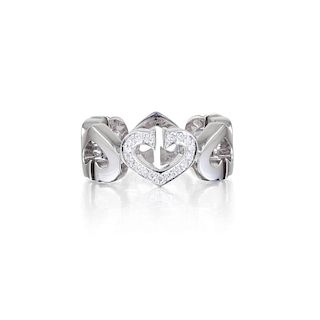 Cartier "Hearts and Symbols" Diamond Ring