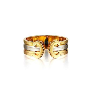 Cartier Tri-Gold Logo Ring