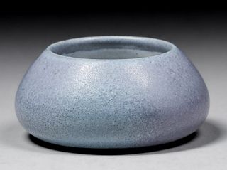 Marblehead Pottery Matte Blue Bowl c1910