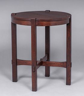 Early Gustav Stickley #436 Lamp Table c1902