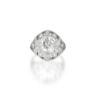 An Art Deco Style Diamond Ring