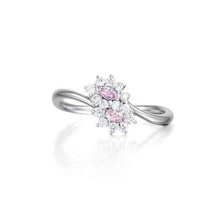 A Natural Pink Diamond Ring
