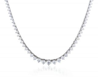 A Diamond Riviera Necklace