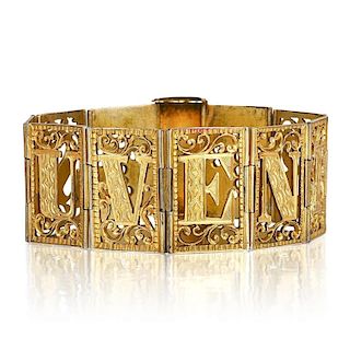 An Antique "Souvenir" Bracelet