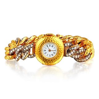 A Victorian Gold and Diamond Ladies Watch
