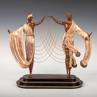 Erte (French, 1892-1990) Bronze Sculpture Signed, Wedding