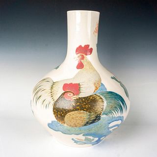 Lladro Porcelain Rooster Vase 1001137