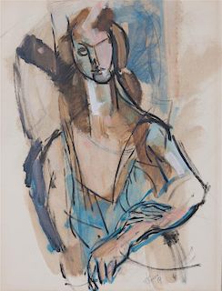 * Edward Boccia, (American, 1921-2007), Untitled, 1954