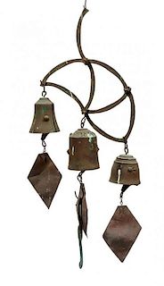Style of Paolo Soleri, 20TH CENTURY, wind chime