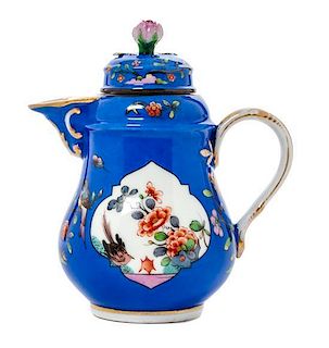 * A Meissen Porcelain Diminutive Teapot Height 5 inches.