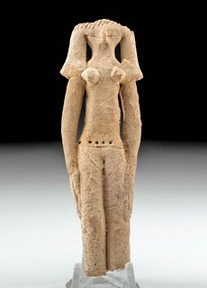 Egyptian Middle Kingdom Pottery Nude Female Figure