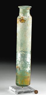 Published Roman Glass Bottle - 15"H