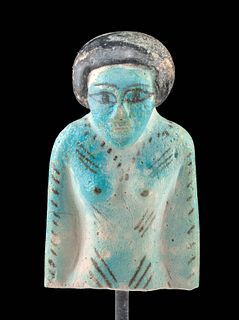 Egyptian Middle Kingdom Faience Nude Concubine