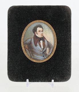 A Portrait Miniature of Schubert
