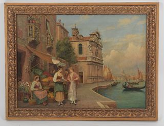 Arthur Trevor Haddon (1864 - 1941) Oil on Canvas