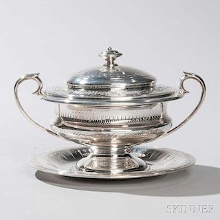Victorian Sterling Silver Covered Tureen and Underplate