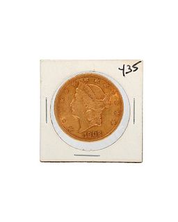 United States 1902 Liberty $20 Double Eagle Gold Coin