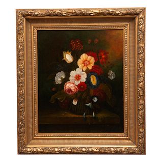 ST. WILLIAMSON, Bouquet, Firmado, Óleo sobre tela, 60 x 42 cm