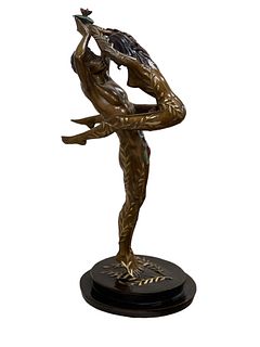 Erte (Romain de Tirtoff)  Bronze "Amants"