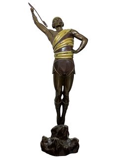 Erte (Romain de Tirtoff)  Bronze Signed Le Danseur