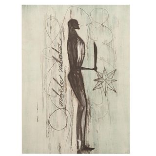 JOSÉ BEDIA, Mbele Mbaba, 1997, Firmada, Litografía 22 / 50, 115 x 85 cm medidas totales