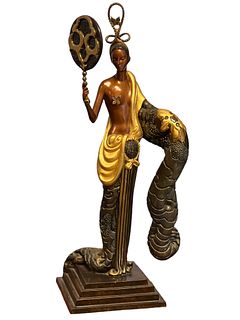 Erte (Romain de Tirtoff)  Bronze, Bamboo