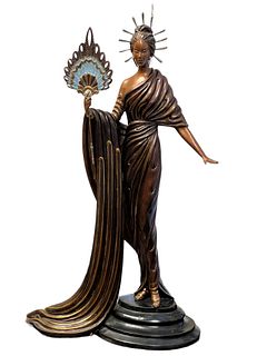 Erte (Romain de Tirtoff)  Bronze, Aphrodite