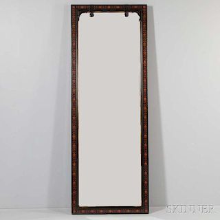 Renaissance Revival Inlaid Ebonized Cherry Pier Mirror