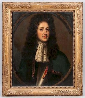 School of Godfrey Kneller (British, 1646-1723)      Portrait of James II of England
