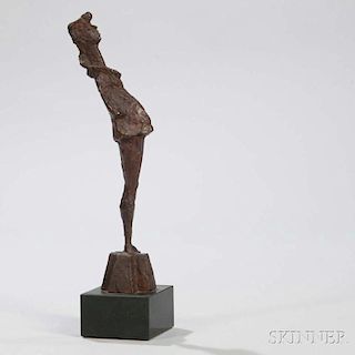 Chaim Gross (Austrian, 1904-1991)   Bronze Figure of a Woman