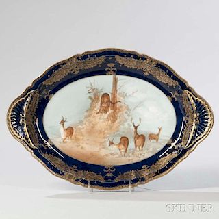 Limoges Hand-painted Porcelain Platter