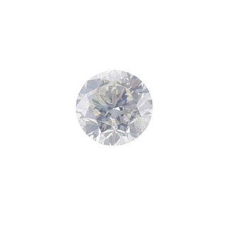 GIA 1.03ct L I2 Round Brilliant Diamond