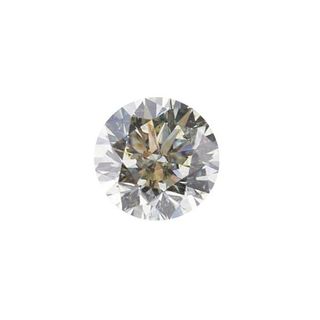 GIA 1.06ct N SI1 Round Brilliant Diamond