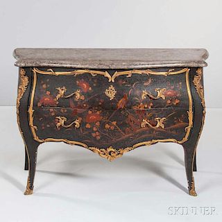 Louis XV-style Japanned Commode