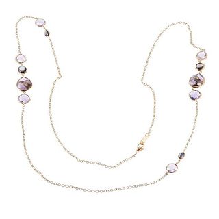 Ippolita Rock Candy 18k Gold Quartz Necklace