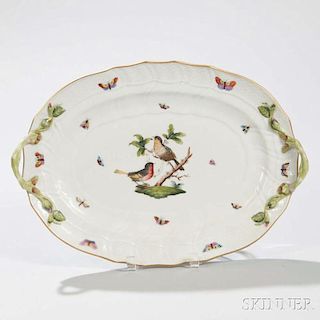 Herend Porcelain Rothschild Bird Platter
