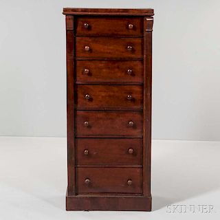 Victorian Mahogany Chest of Seven Drawers