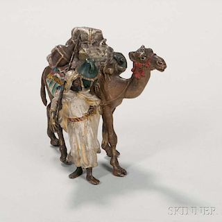 Austrian Cold-painted Bronze Figure with Camel