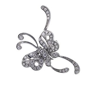 Yewn 18k Gold Diamond Butterfly Ring