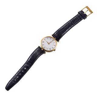 Gucci Classic Black and Gold Tone Watch 